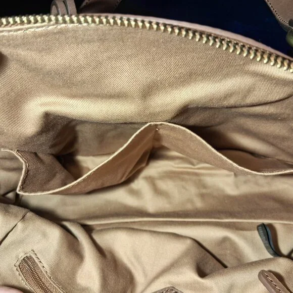 NWT Fossil Molly Satchel Soft Pebbled Leather in Cognac with Detachable Strap - Picture 8 of 13